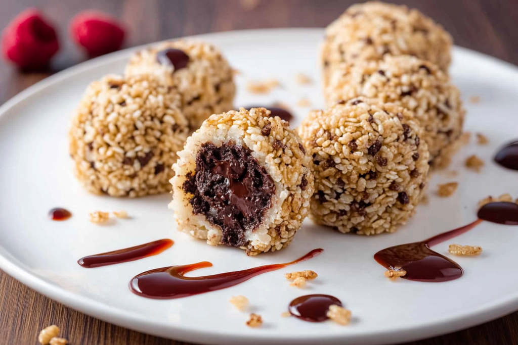Rice Crispy Chocolate Rolls