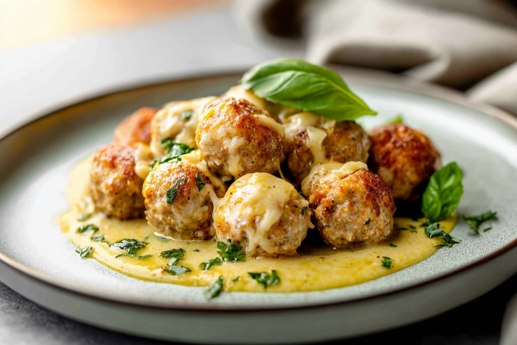 Chicken Parm Meatballs