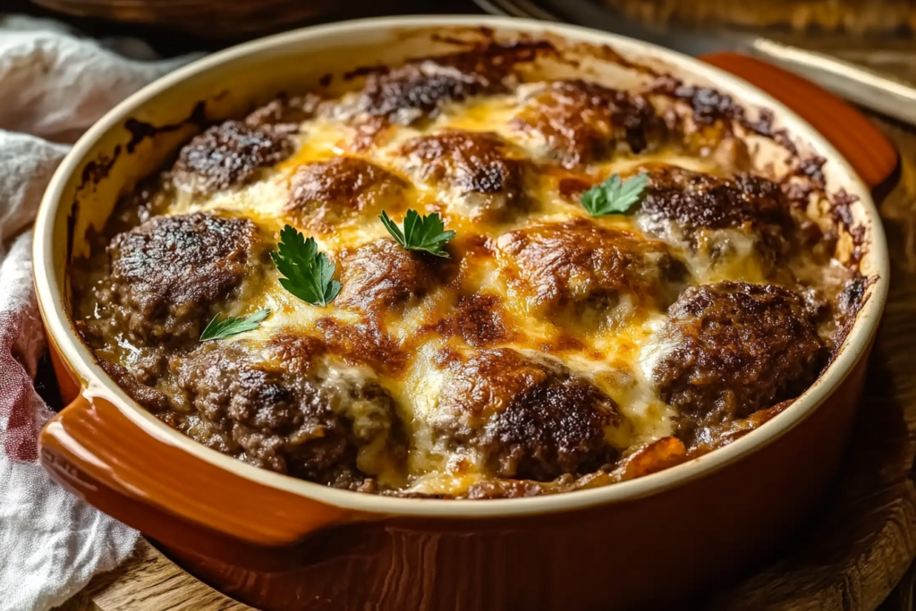 Amish Hamburger Steak Bake