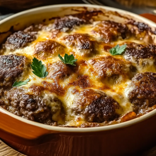 Amish Hamburger Steak Bake