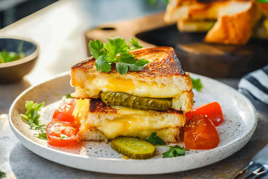 Pickle Grilled Cheese