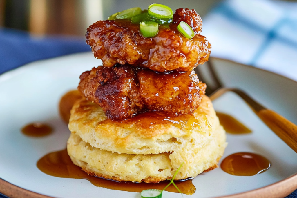 Hot Honey Chicken Biscuits