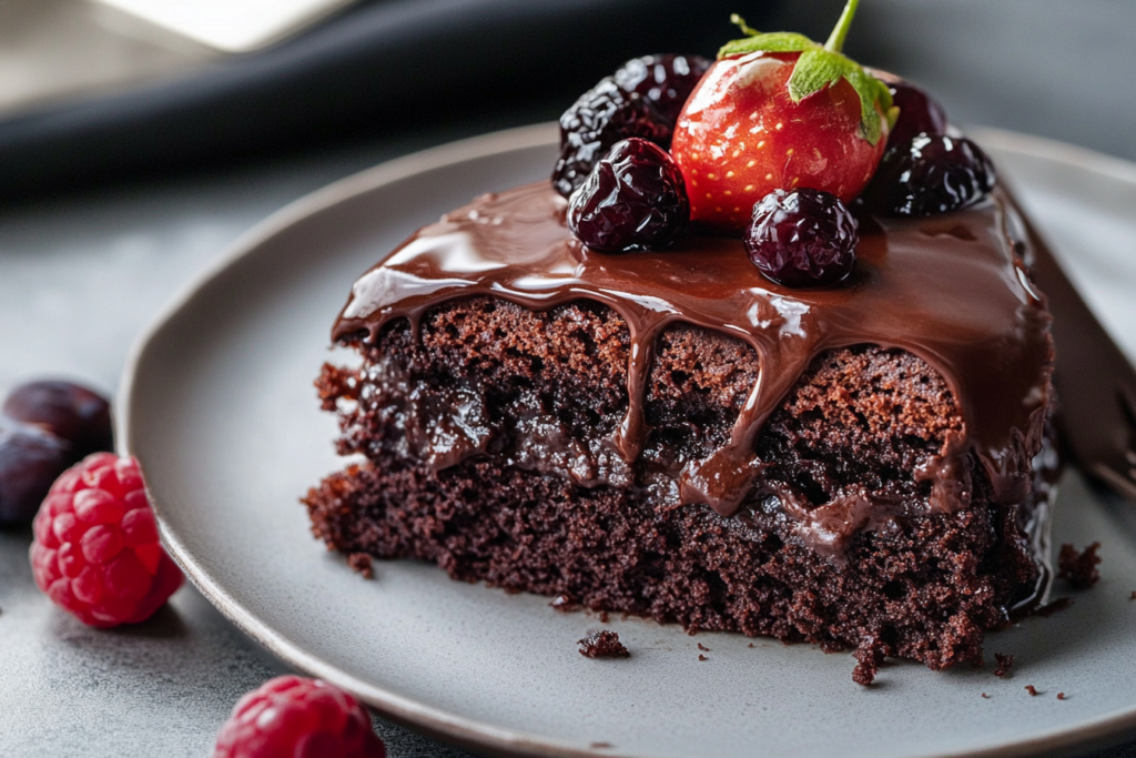 Chocolate Cassis Cake