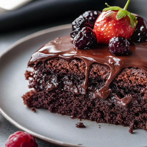 Chocolate Cassis Cake
