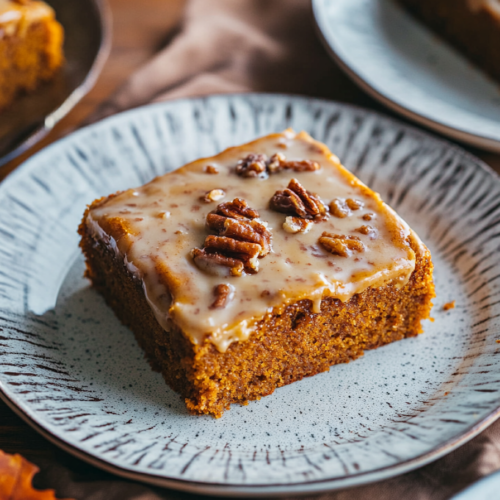 Pumpkin Texas Sheet Cake