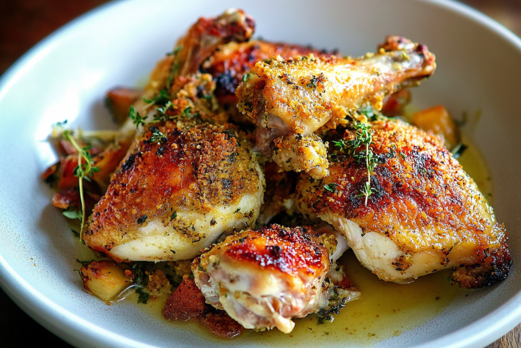 Mustard-Roasted Chicken