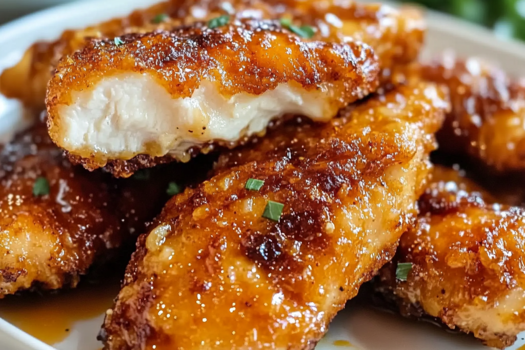 Air Fryer Honey Butter Garlic Chicken Tenders