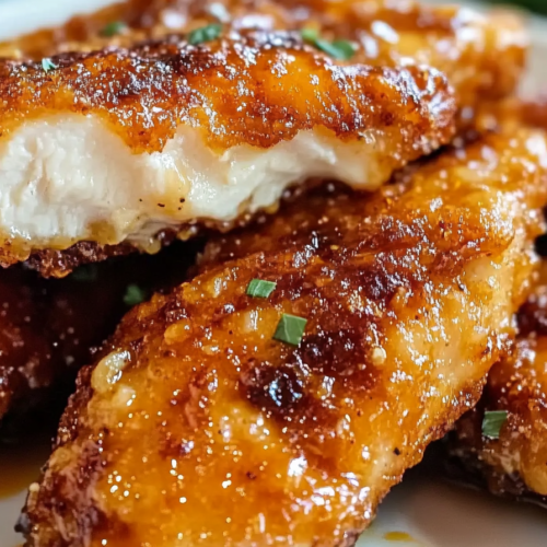 Air Fryer Honey Butter Garlic Chicken Tenders