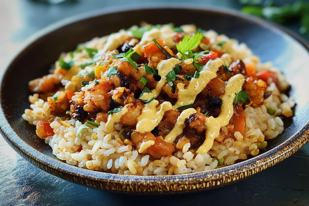 Blackstone Indian Spiced Rice Bowls