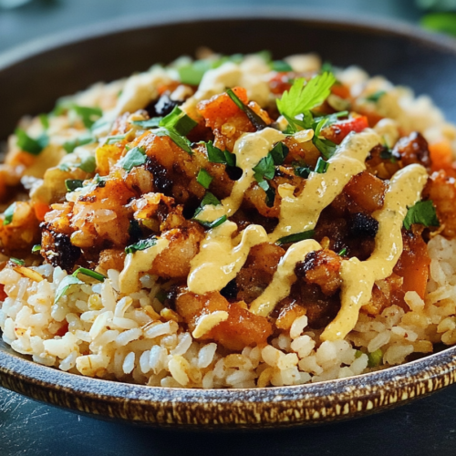 Blackstone Indian Spiced Rice Bowls