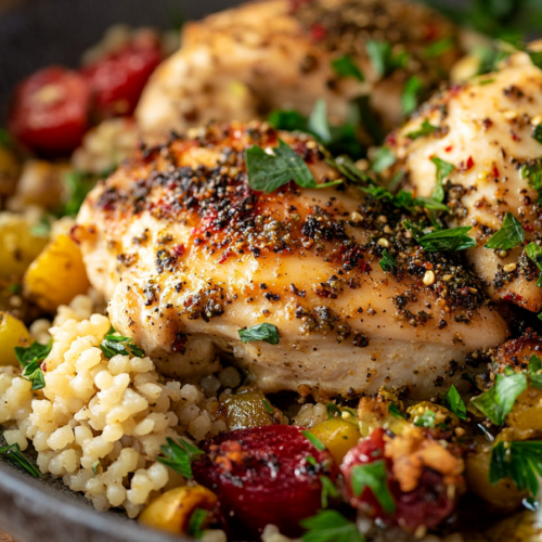 Baked Zaatar Yogurt Chicken