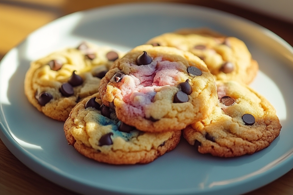 Easter Chocolate Chip Cookies