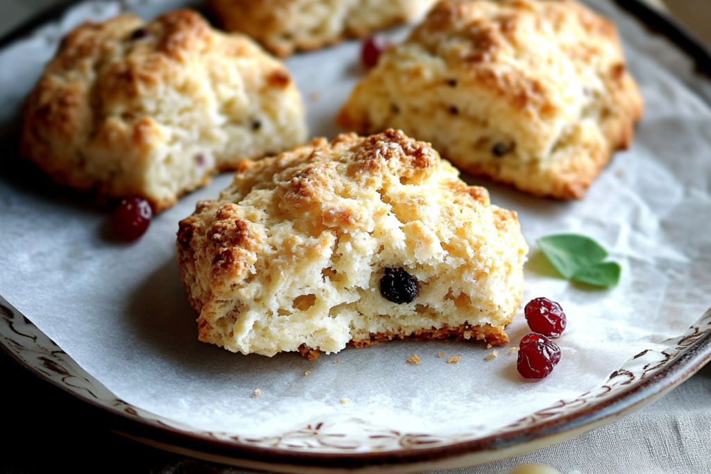 Lemony Buttermilk Currant Scones