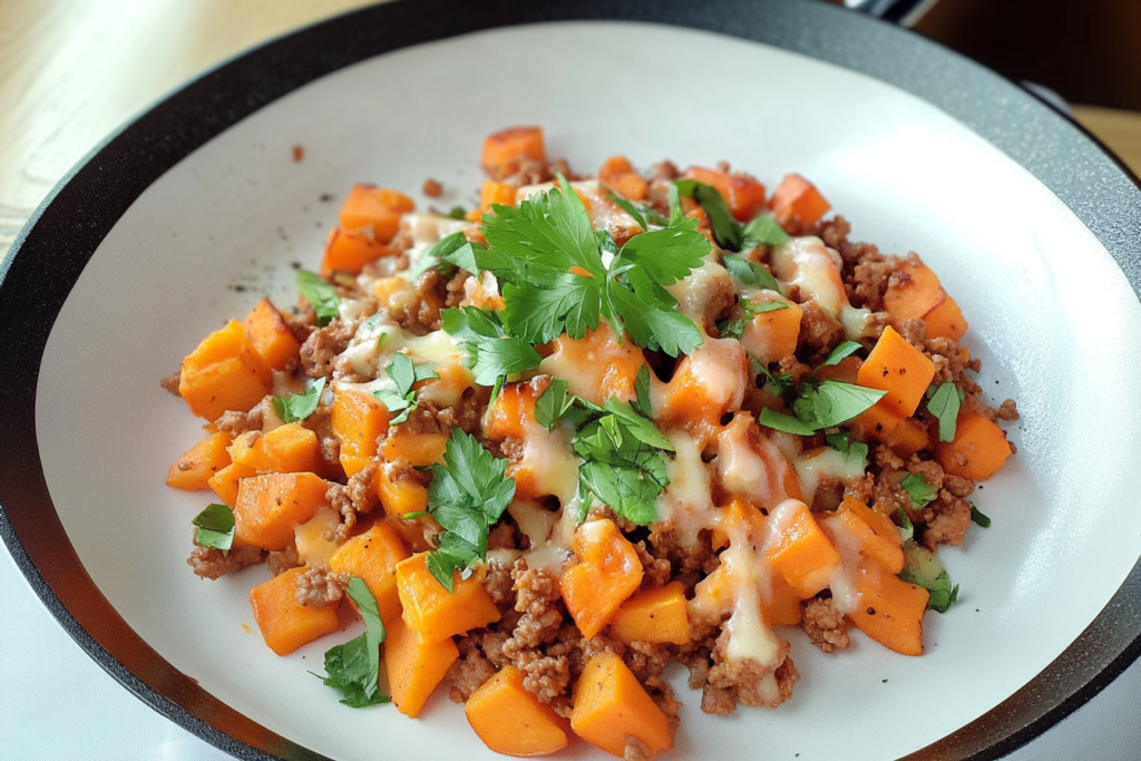 Ground Turkey Sweet Potato Skillet