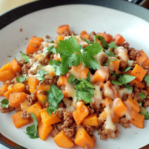 Ground Turkey Sweet Potato Skillet
