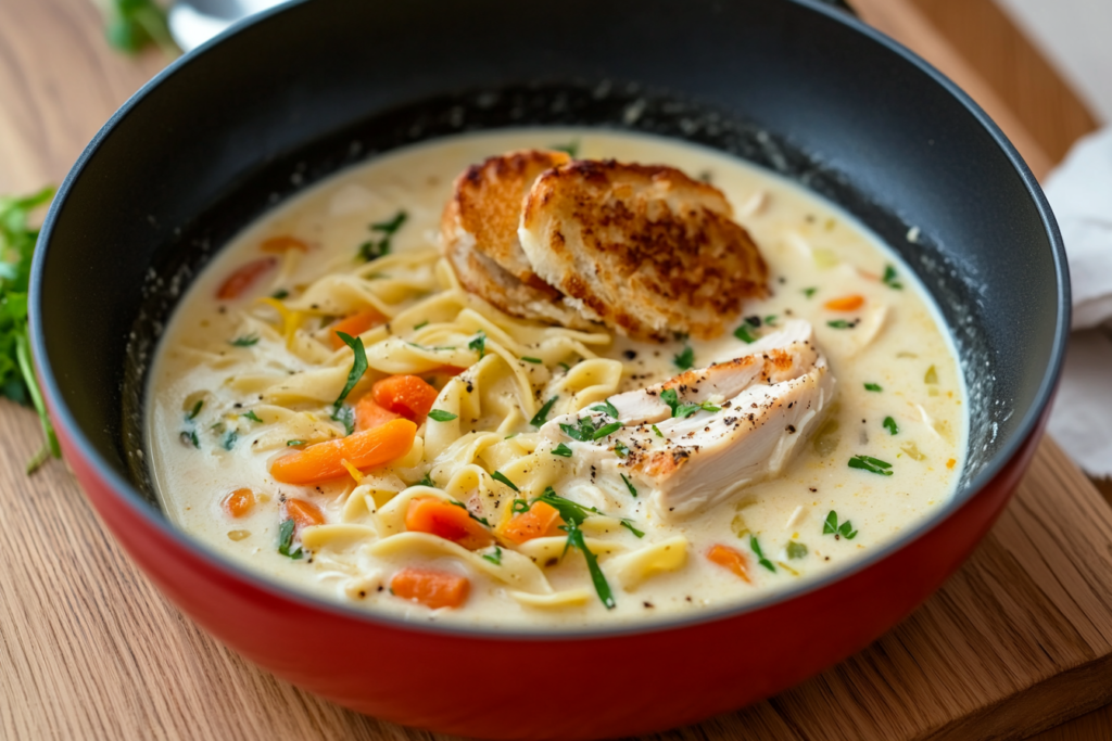 Creamy Chicken Noodle Soup