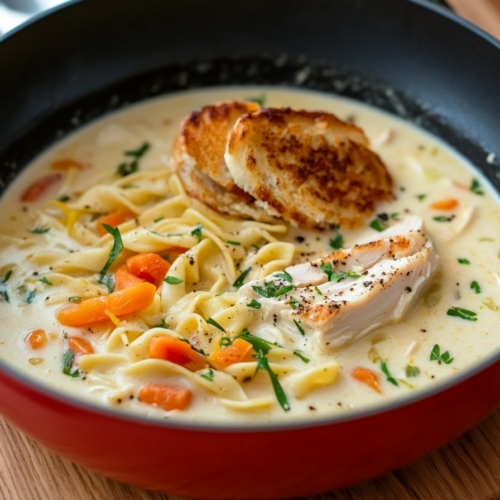 Creamy Chicken Noodle Soup