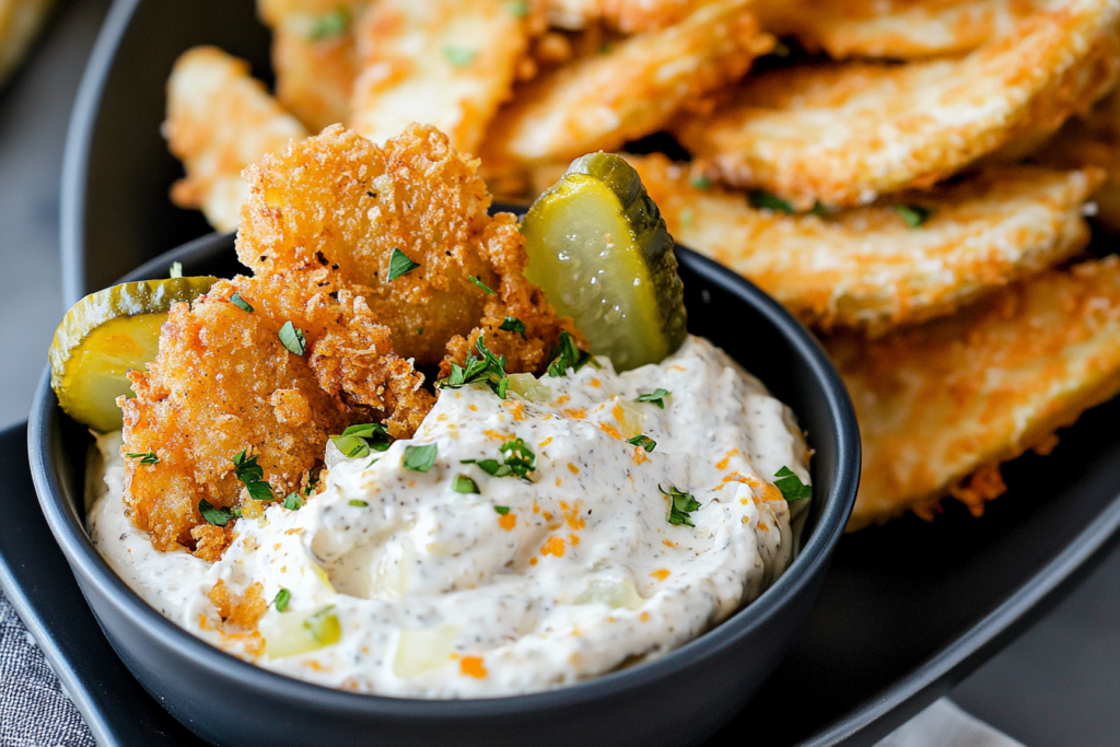 Fried Pickle Ranch Dip