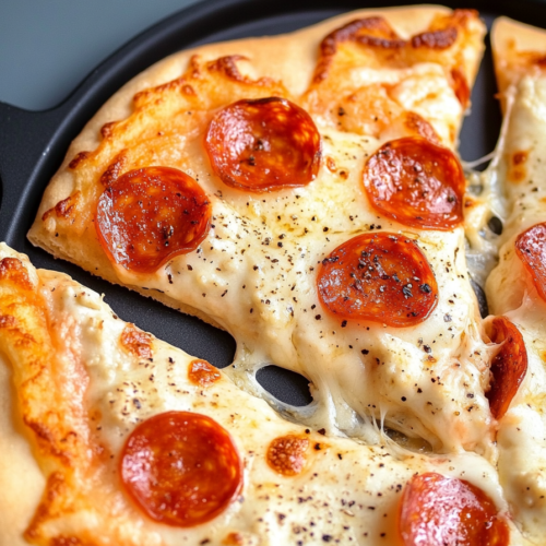 Viral Cottage Cheese Flatbread Pizza