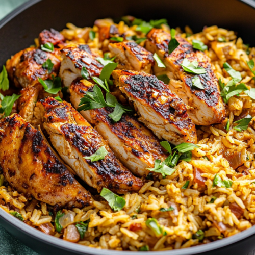 One Pot Shawarma Chicken and Rice