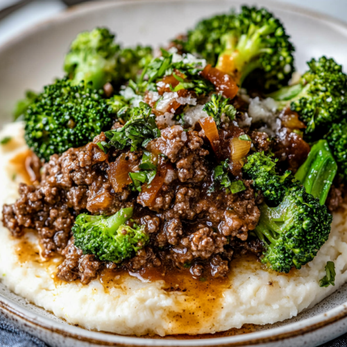 Stir Fry Ground Beef and Broccoli