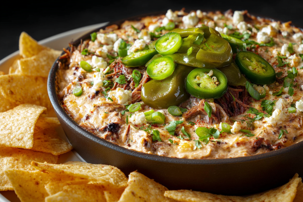 Roasted Poblano Brisket Dip