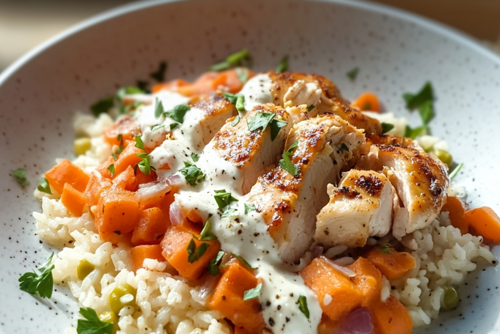 Tandoori Chicken over Rice