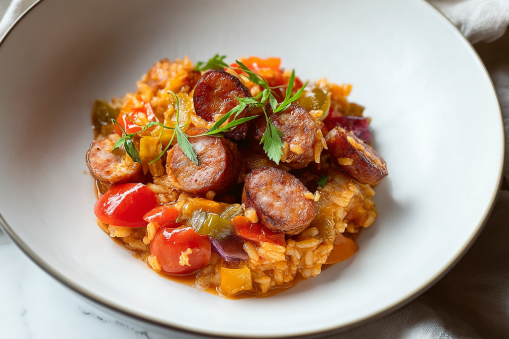 One-Pan Sausage Jambalaya