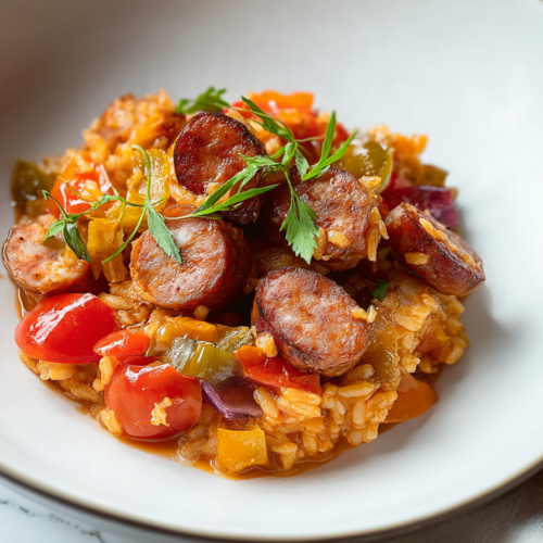 One-Pan Sausage Jambalaya