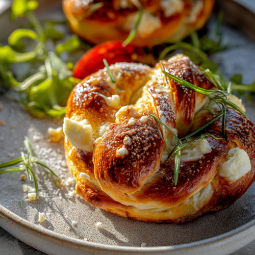 Mozzarella Stuffed Soft Pretzels