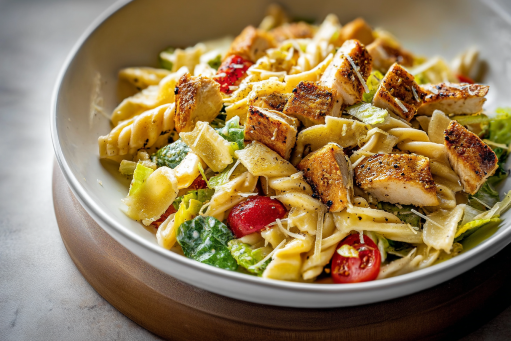 Chicken Caesar Pasta Salad