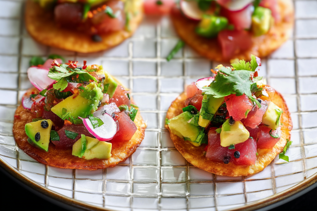 Mini Tuna Tostadas