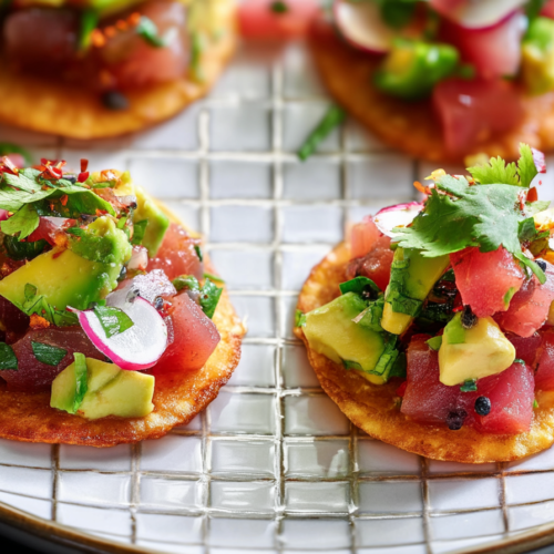 Mini Tuna Tostadas