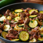 Beef & Zucchini Skillet