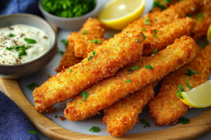 Homemade Salmon Fish Fingers