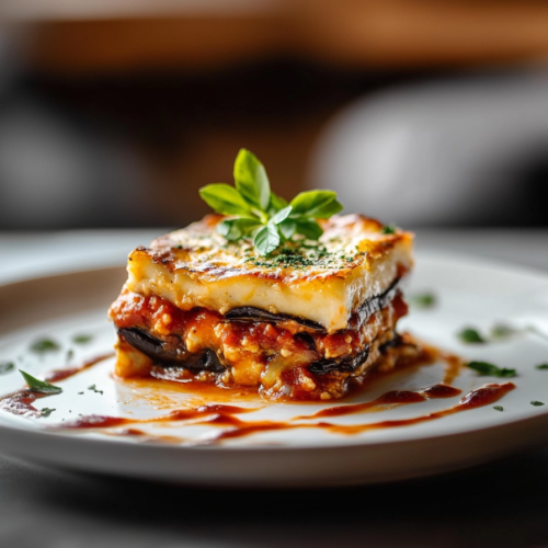 Classic Greek Eggplant Moussaka