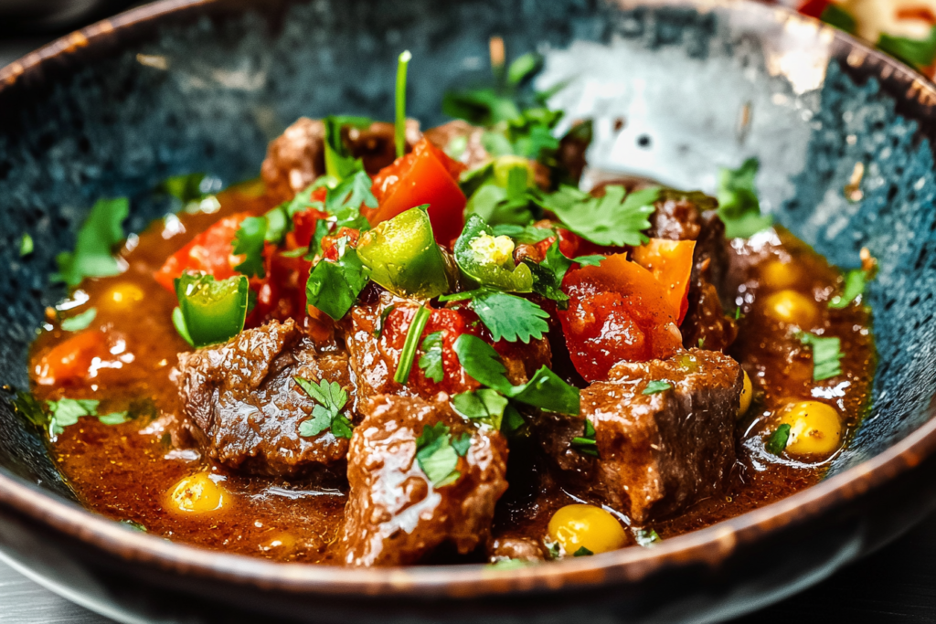 Crock Pot Carne Guisada (Mexican Beef Stew)