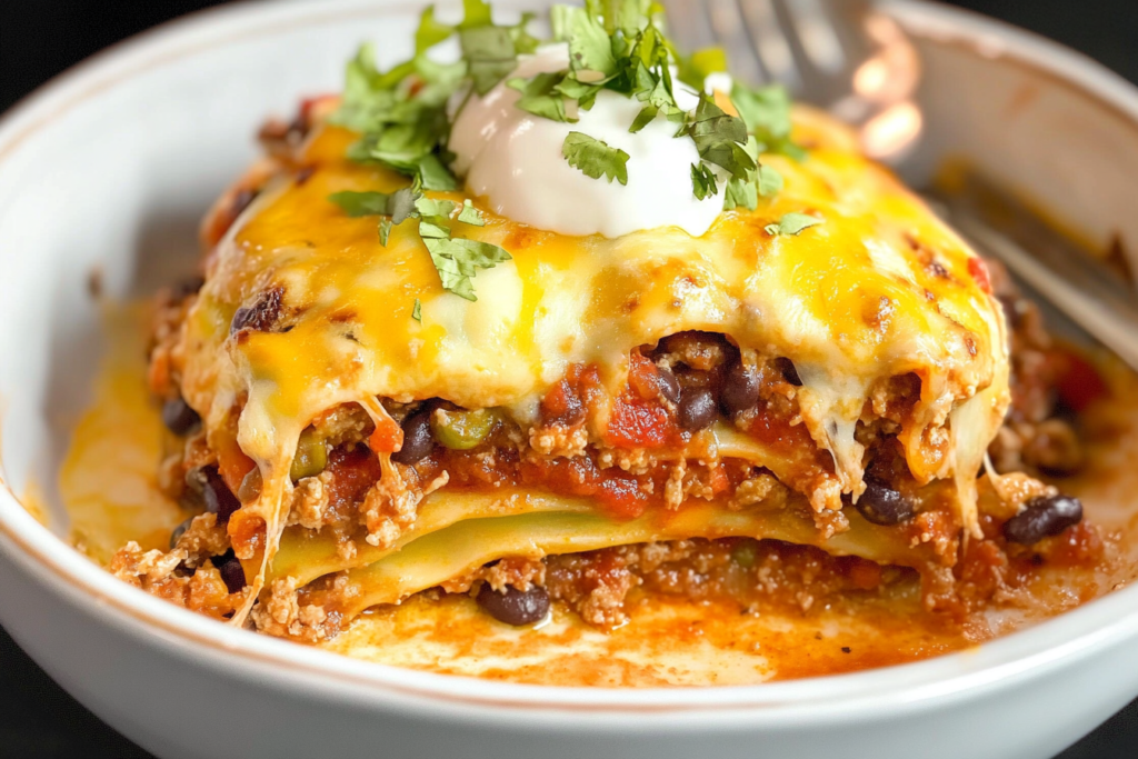 Easy Taco Lasagna