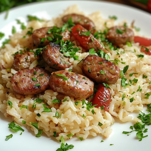 Rice and Italian Sausage