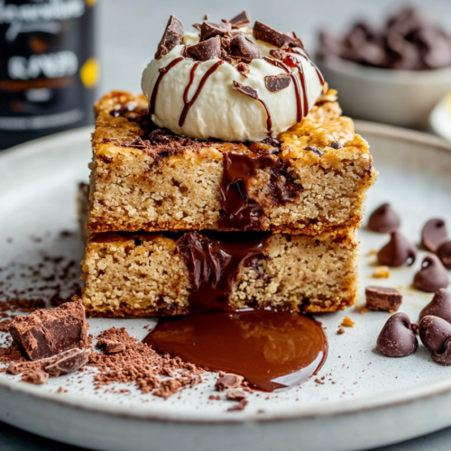 Vegan Chocolate Chip Blondies
