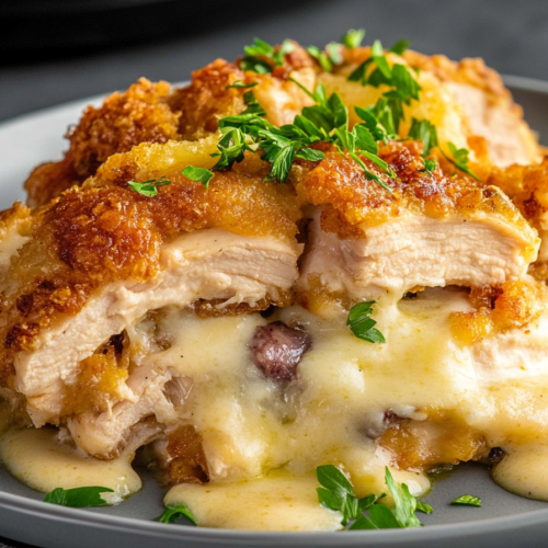 Slow Cooker Chicken Cordon Bleu