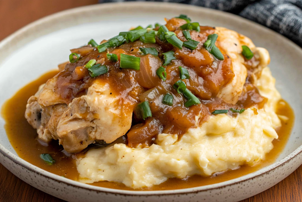 Crock Pot Smothered Chicken