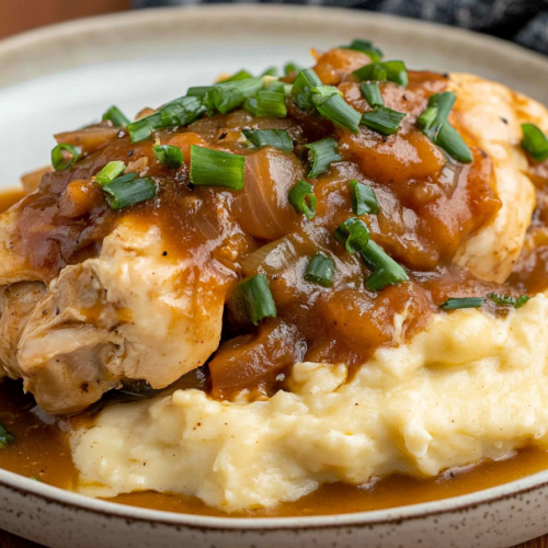 Crock Pot Smothered Chicken